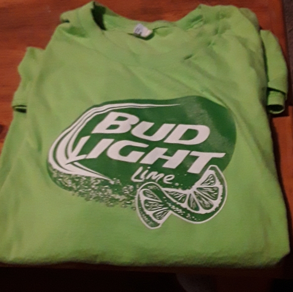 Hanes Tops 5 For 2bud Light Lime Tee Shirt Poshmark